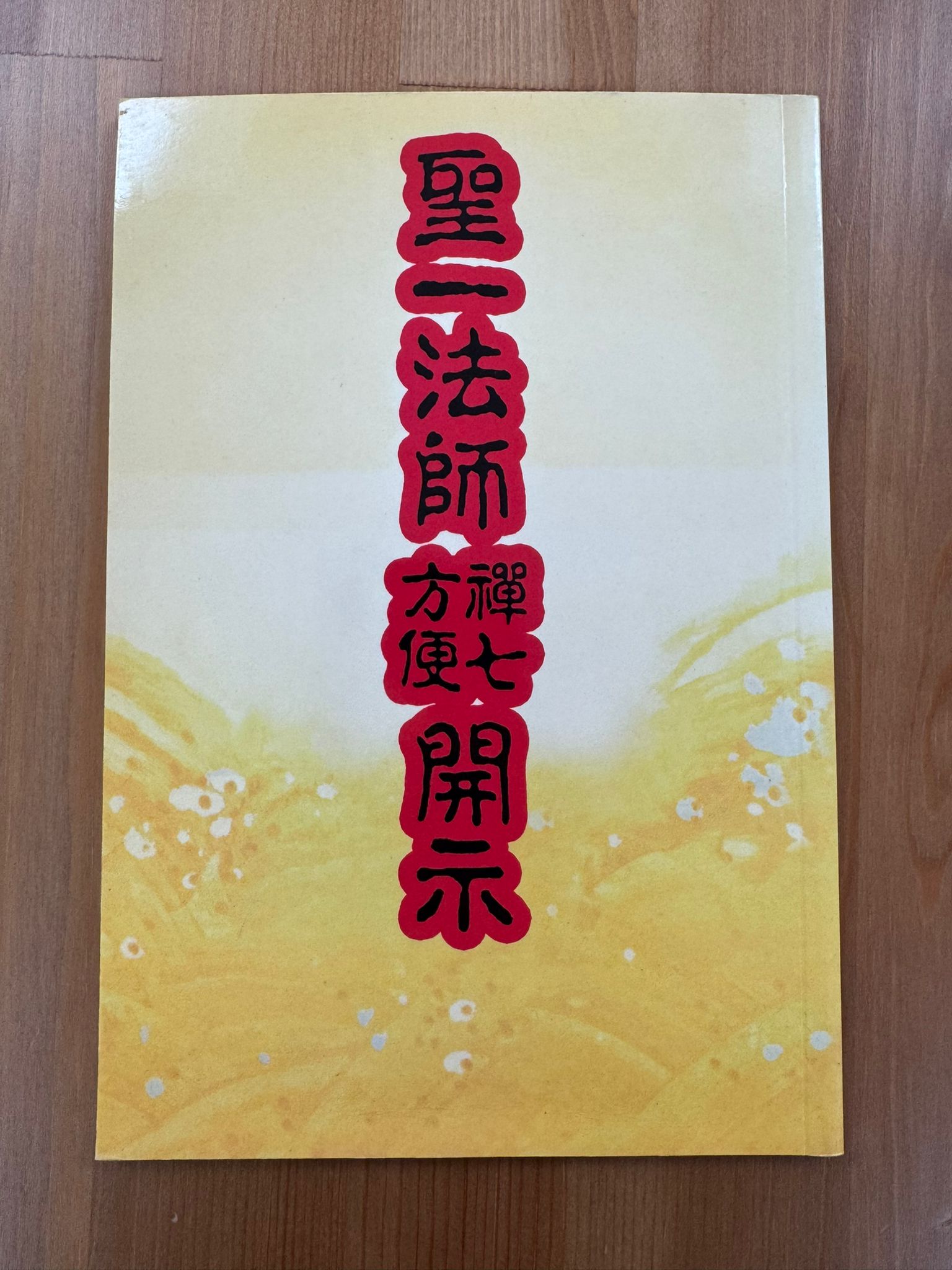 聖一法師禪七‧方便開示（B10)
